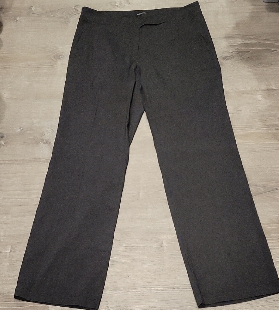NEW Eileen Fisher Black Dress Pants Classic Style